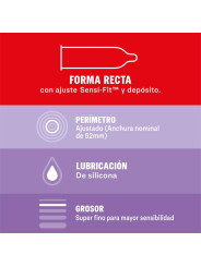 Preservatviso Sensitivo Contacto Total 12ud