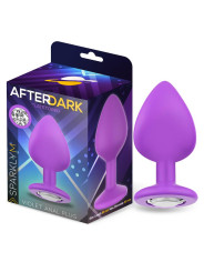 Sparkly Plug Anal Silicona Talla M Violet