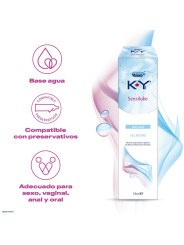 Lubricante Base Agua Sensilube KY 75 ml