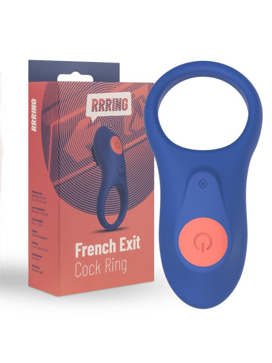 Rring French Exit Anillo para el Pene con Vibración USB Silicona