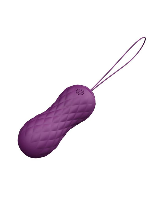 Nima Huevo Vibrador con Movimiento Wave Control Remoto USB Silicona Púrpura