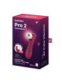 Pro 2 Gen 3 Liquid Air Technology Succión y Vibración App Connect Wine Red - Rojo Vino