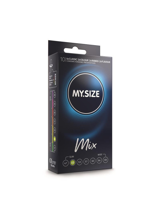 My Size Mix Talla 49 Caja de 10 Uds