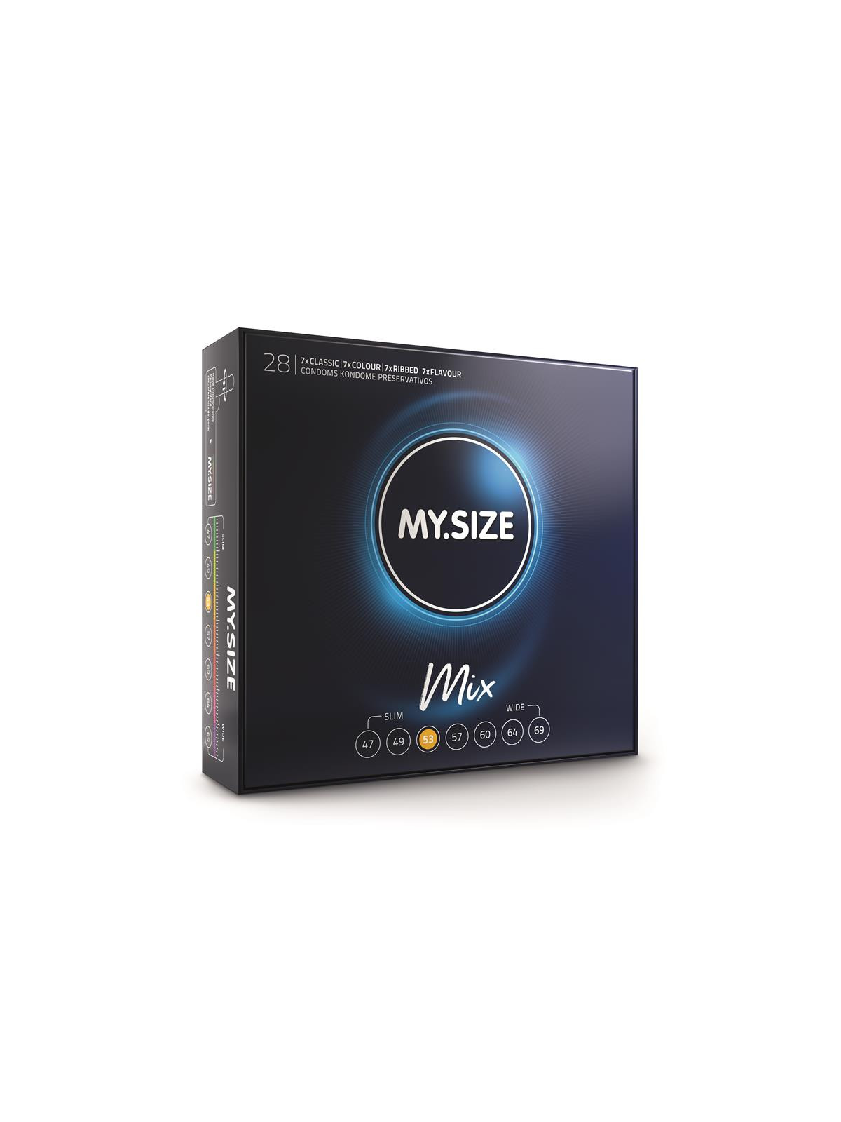 My Size mix Talla 53 Caja de 28 Uds