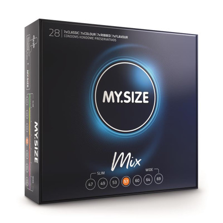 My Size Mix Talla 57 Caja de 28 Uds