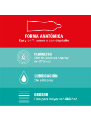 Preservativos Sensitivo Slim Fit 10 Unidades