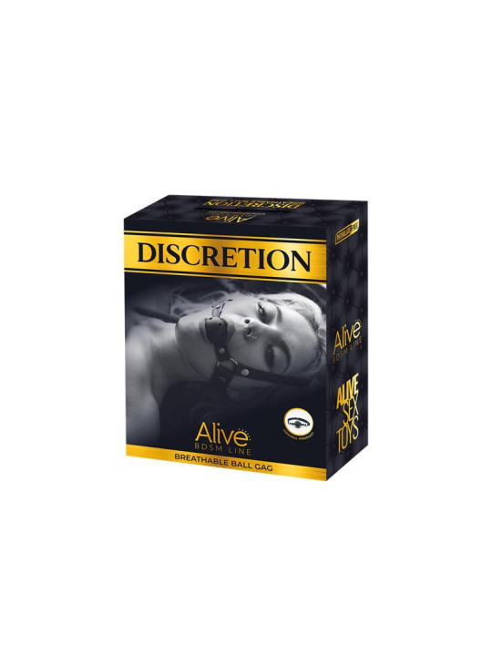 Discretion Mordaza de Bola Transpirable Rojo