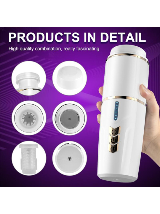 Kimi Masturbador con movimiento Telescópico y Rotación