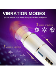 Kimi Masturbador con movimiento Telescópico y Rotación