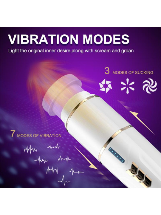 Kimi Masturbador con movimiento Telescópico y Rotación