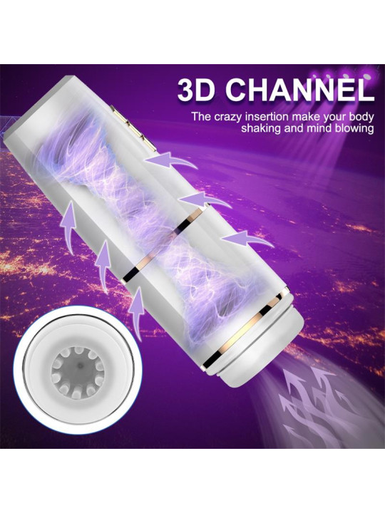 Kimi Masturbador con movimiento Telescópico y Rotación