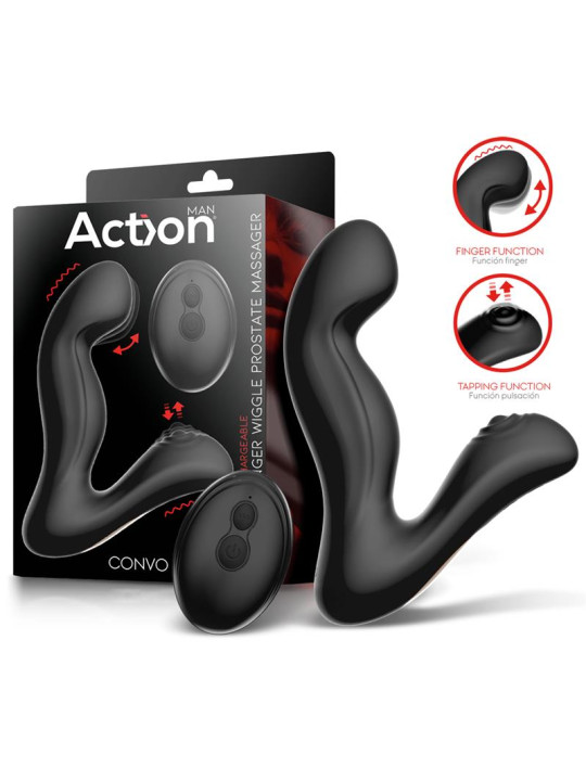 Convo Prostate Stimulator with Tapping and Finger Wiggle Function