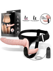 Batek Arnés con Dildo Doble Desmontable, Punto G y Vibración Control Remoto