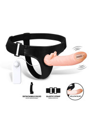 Hybee Dildo con Dildo Realista Hueco y Vibración con Control Remoto