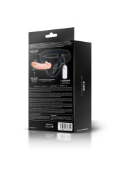 Hybee Dildo con Dildo Realista Hueco y Vibración con Control Remoto