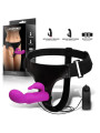 Hymax Arnés con Dildo-Vibrador con Conejito y Control Remoto