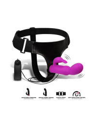 Hymax Arnés con Dildo-Vibrador con Conejito y Control Remoto