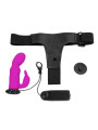 Hymax Arnés con Dildo-Vibrador con Conejito y Control Remoto