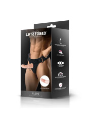 Eleto Arnés con Dildo Hueco Desmontable, Vibración y Control Remoto