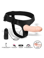 Wobox Arnés con Dildo Hueco Desmontable, Vibración y Control Remoto