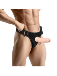 Wobox Arnés con Dildo Hueco Desmontable, Vibración y Control Remoto