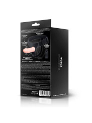Wobox Arnés con Dildo Hueco Desmontable, Vibración y Control Remoto