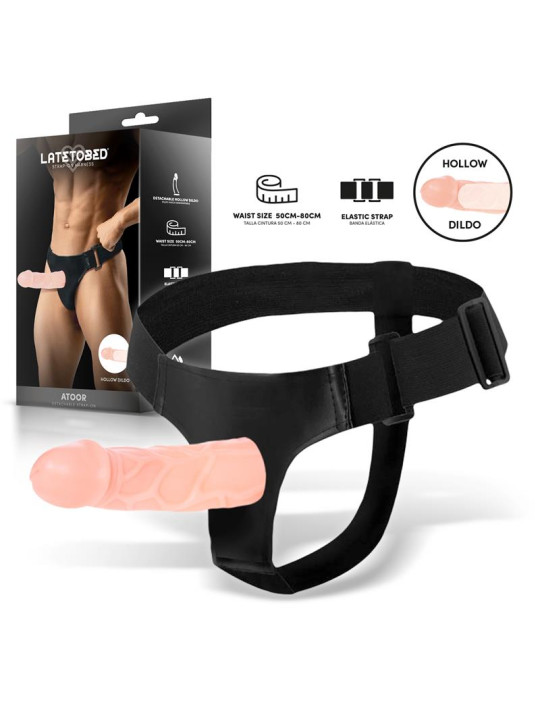 Atoor Arnés con Dildo Hueco Desmontable