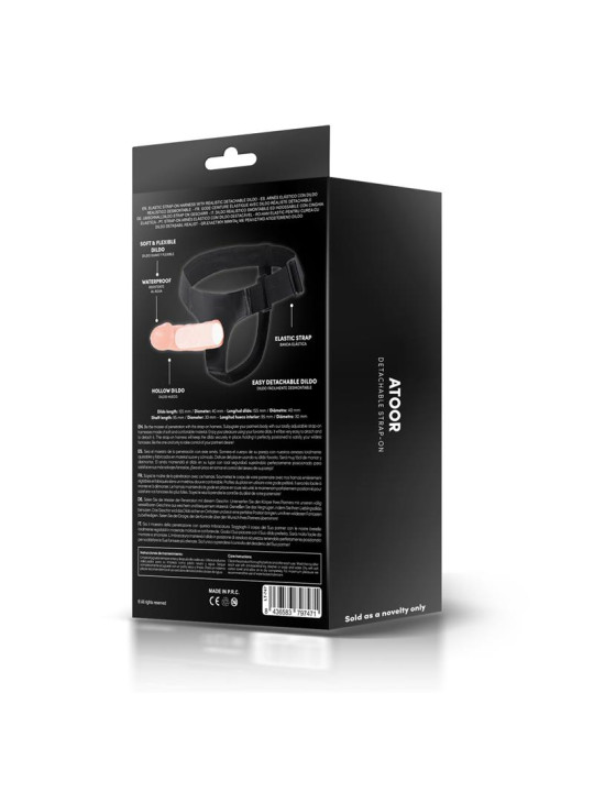 Atoor Arnés con Dildo Hueco Desmontable