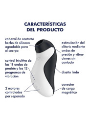 Orca Succionador de Clítoris Double Air Pulse