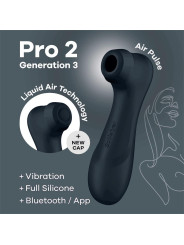 Pro 2 Gen 3 Liquid Air Technology Succión y Vibración App Connect Negro