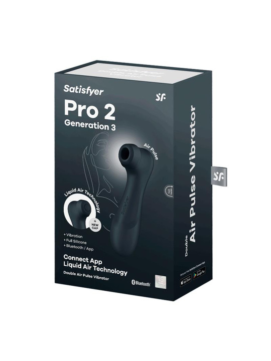 Pro 2 Gen 3 Liquid Air Technology Succión y Vibración App Connect Negro