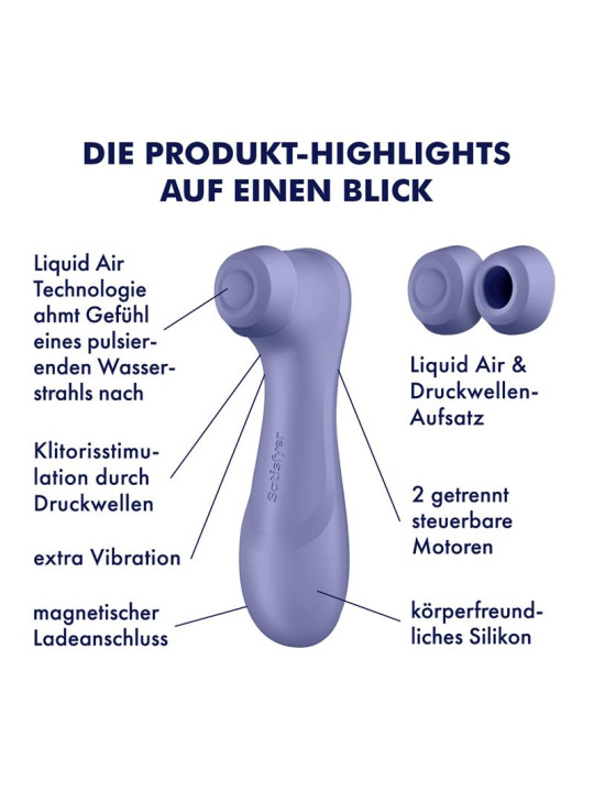 Pro 2 Gen 3 Liquid Air Technology Succión y Vibración Lilac