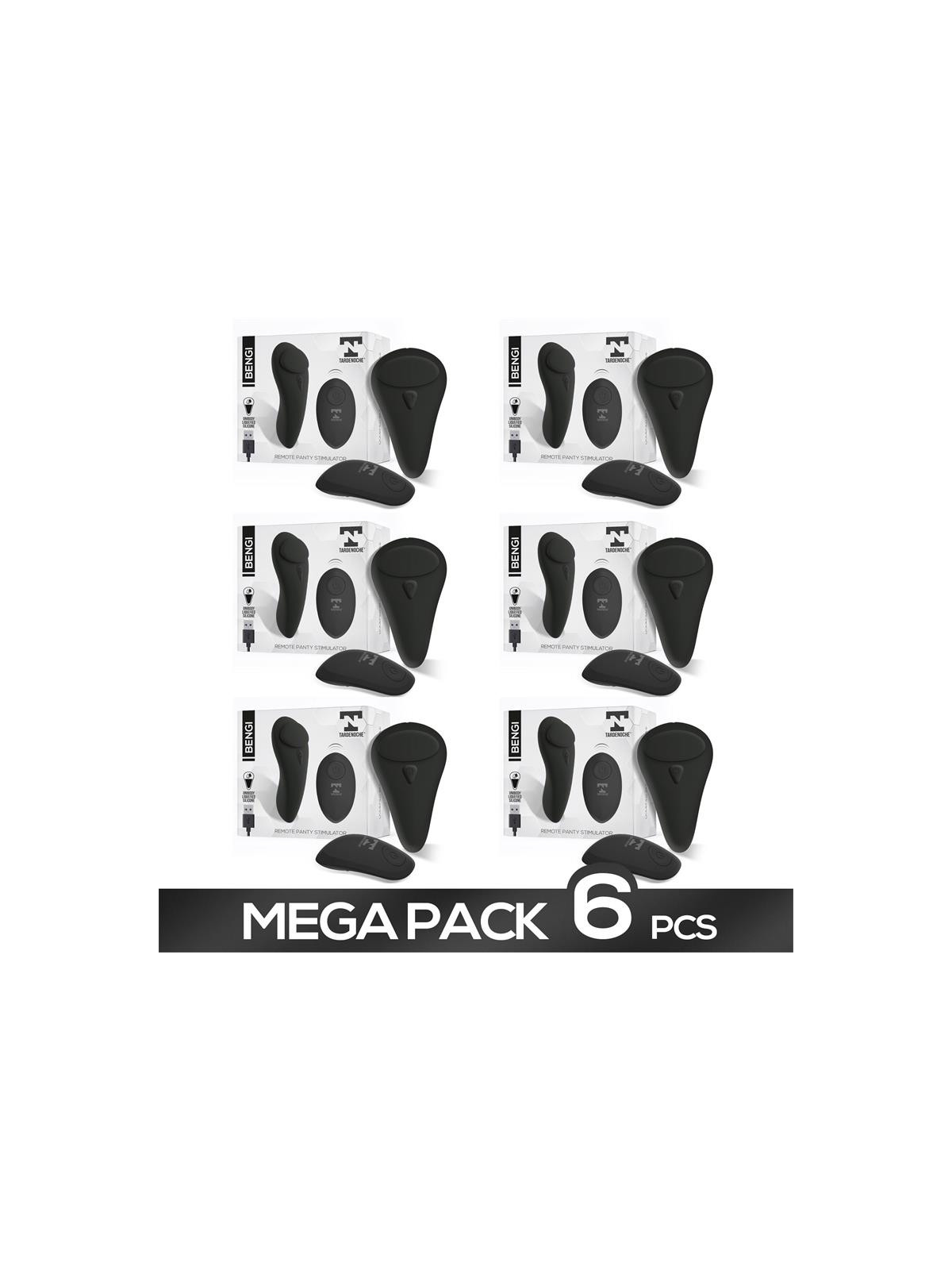 Pack de 6 Bengi Estimulador de Braguita con Control Remoto