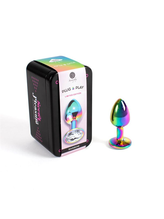 Plug Anal de Metal Rainbow Talla S