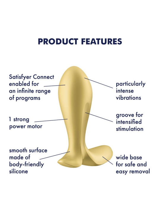 Plug Anal con Vibración APP Satisfyer Connect Intensity Plug