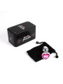 Plug Anal de Metal Corazón Fuchsia Talla S