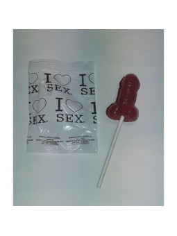 Piruleta Pito de Fresas con Cereza