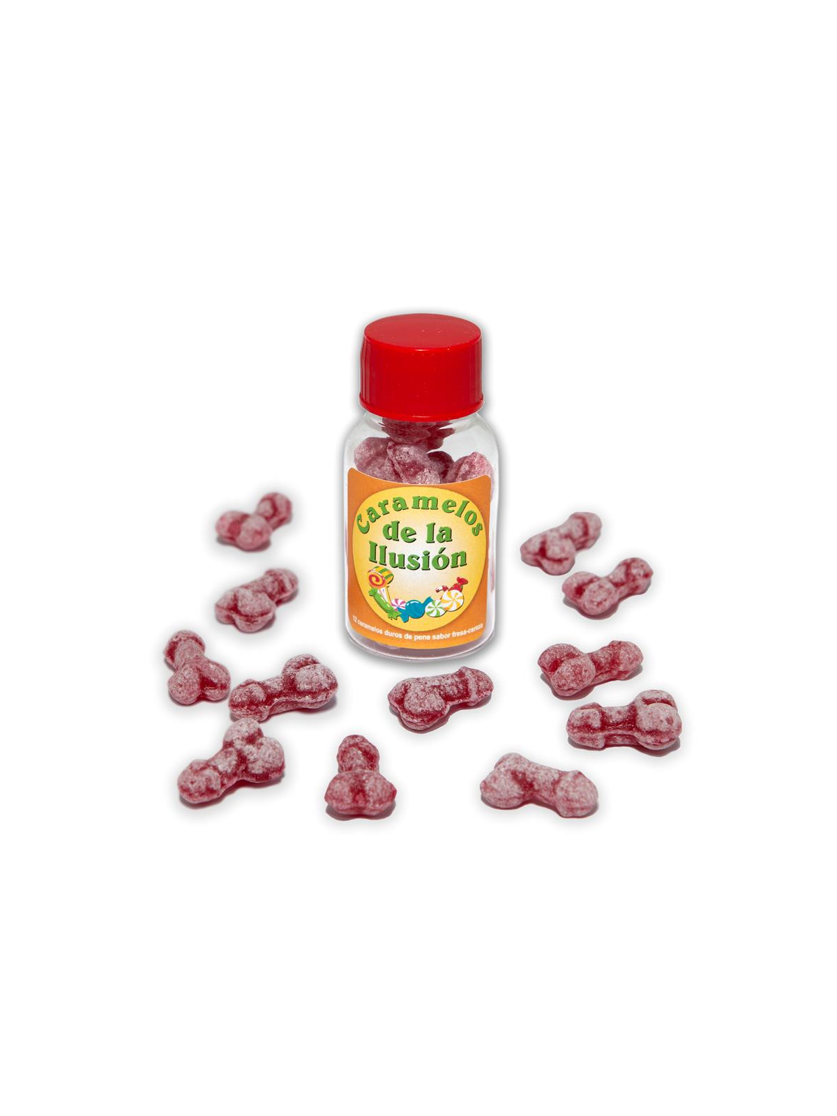 Bote Caramelos Pene Ilusión 12 und
