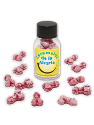 Bote Caramelos Pene Alegría 12 und