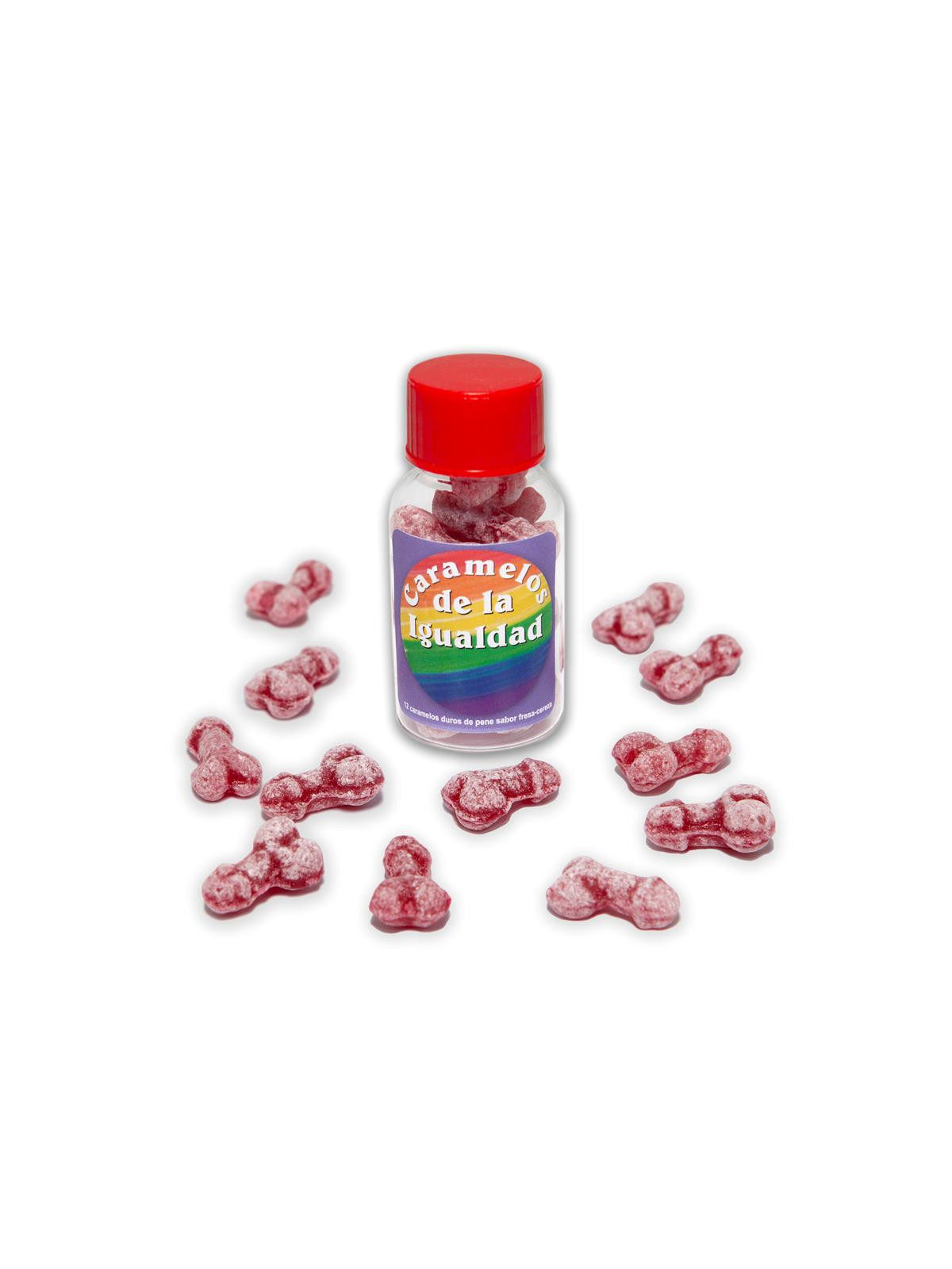 Bote Caramelos Pene Igualdad 12 und