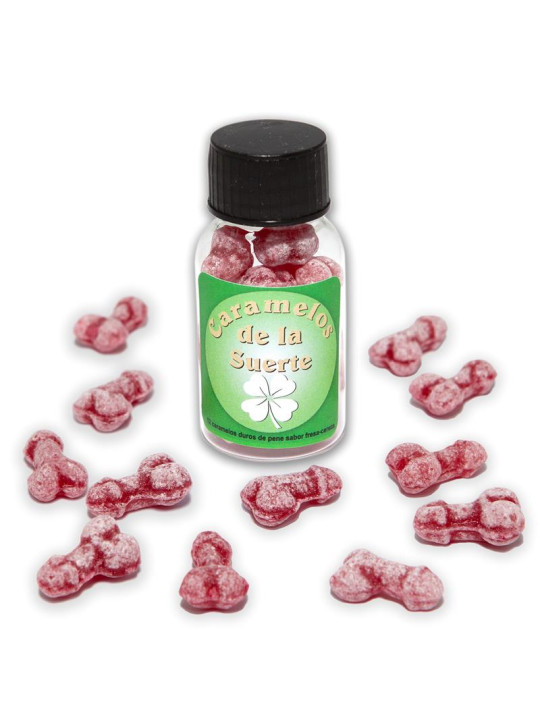 Bote Caramelos Pene Suerte 12 und