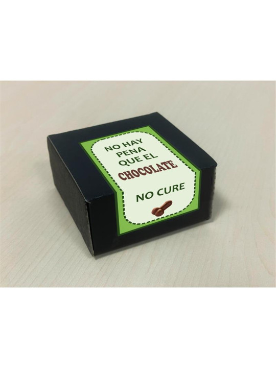 Caja de 8 Bombones Chocolate Puro Forma Pene