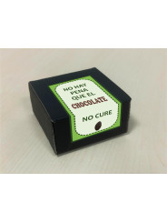 Caja 8 Bombones Chocolate Puro Forma Labios Vagina