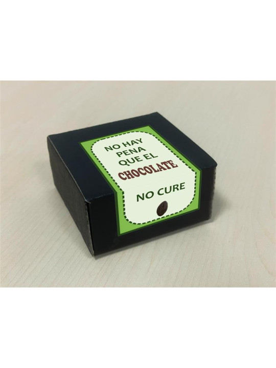 Caja 8 Bombones Chocolate Puro Forma Labios Vagina