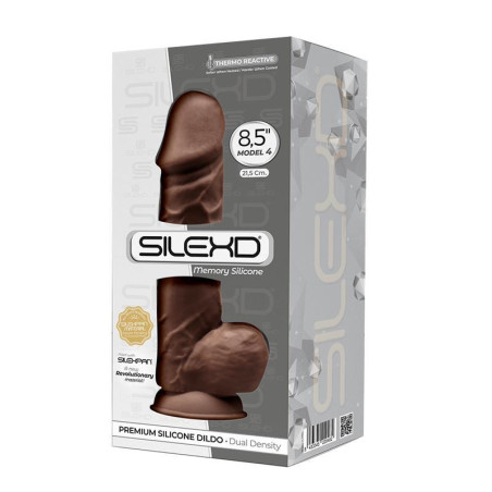 Dildo Dual Density Mod 4 - 8.5 Marrón