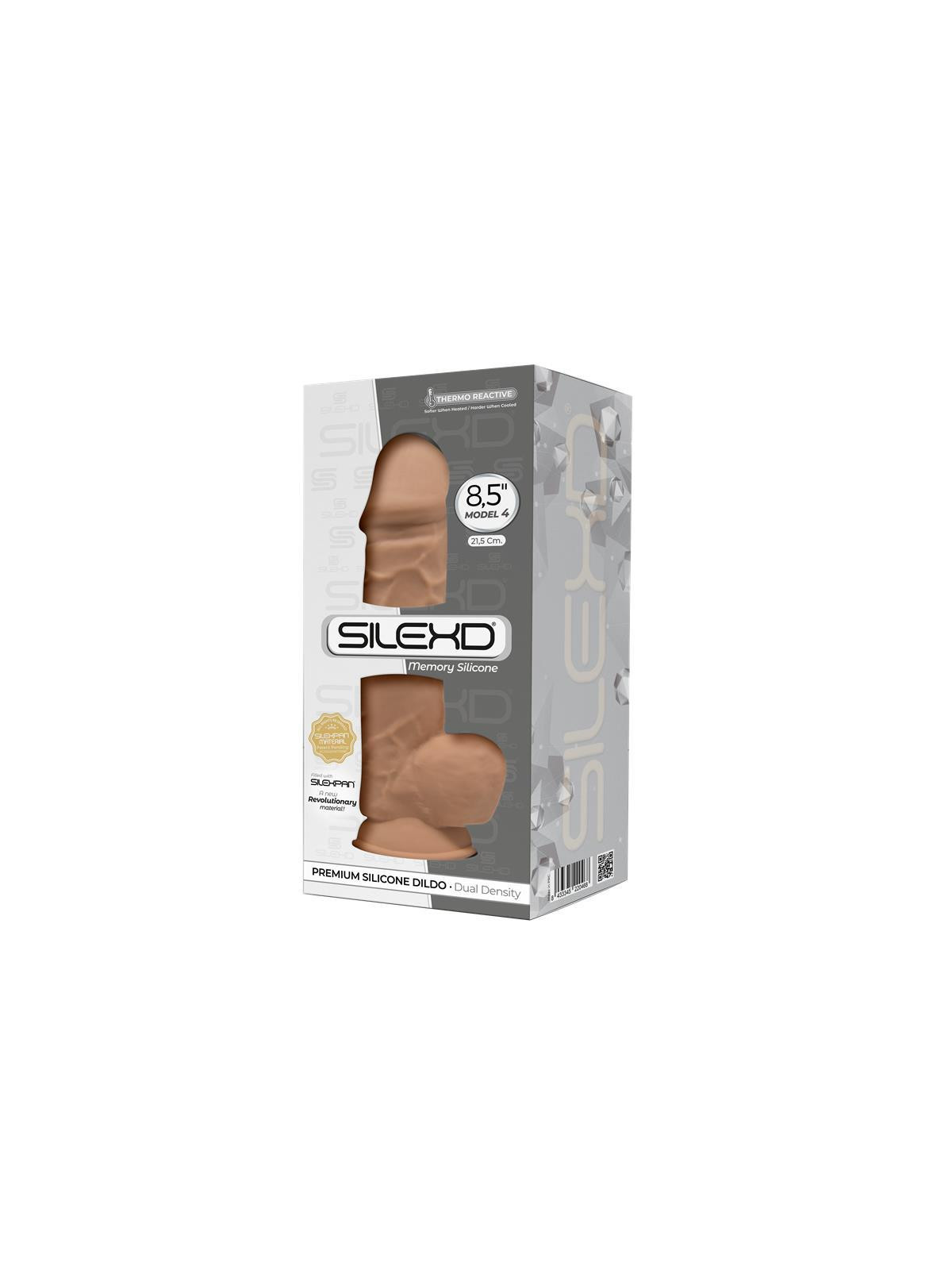 Dildo Dual Density Mod 4 - 8.5 Caramelo