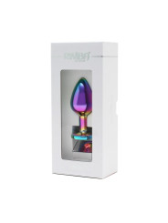 Plug anal con joya Arcoiris Pisa Rainbow