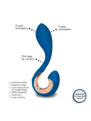 Gpop2 Vibrador Punto G y P Azul Indigo