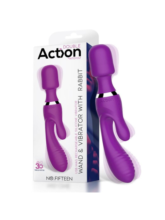 No. Fifteen Vibrador y Masajeador 3 Motores Independientes