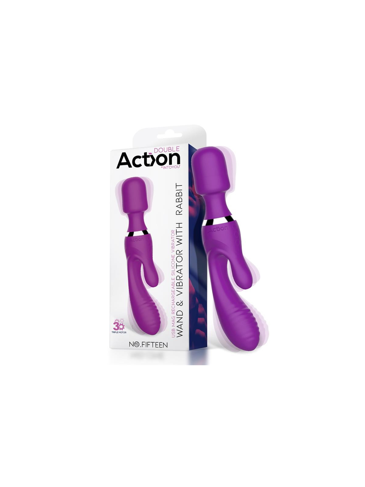 No. Fifteen Vibrador y Masajeador 3 Motores Independientes